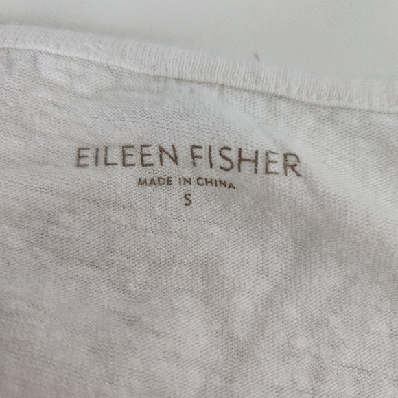 Eileen Fisher 100% Linen Tank Top Sz Small - Picture 5 of 6